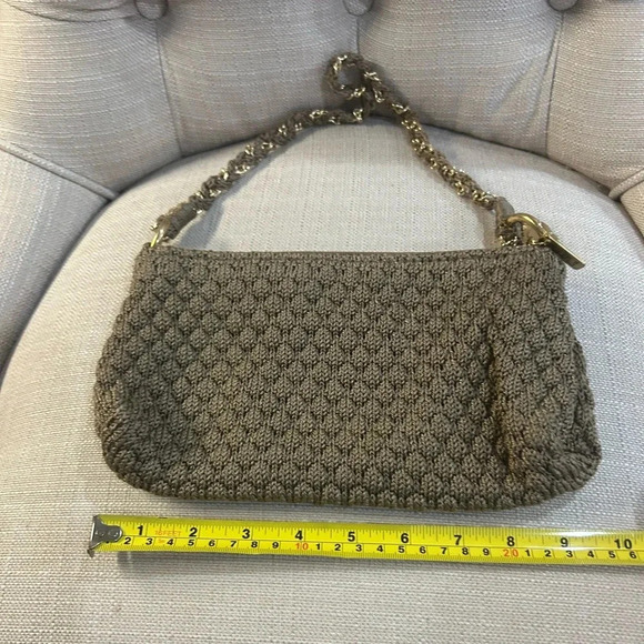Lina Handbag in Taupe with Gold Accents - Picture 3 of 4